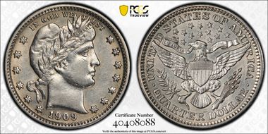 1909-D 25C N1