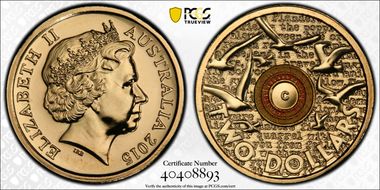 2015-C $2 Remembrance Day In Flanders Fields Colorized MS68