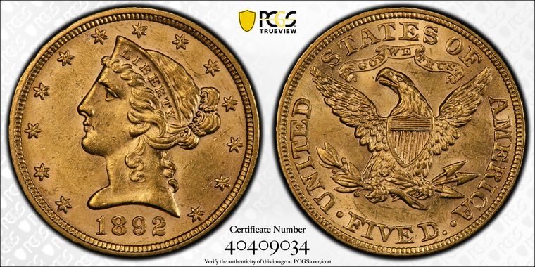 Cert 40409034 - Coin Image