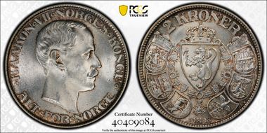 1908 2 Kr MS64