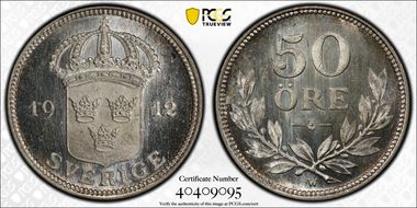 1912 W 50 Öre PL65
