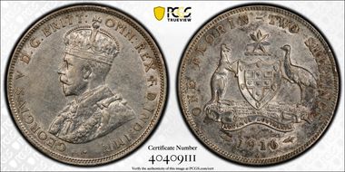 1916-M Florin KM-27  Ag AU53