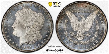 1887 $1 MS64PL