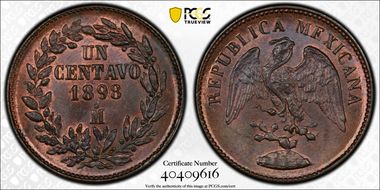 1898-Mo 1C KM-393 MS65BN