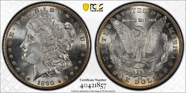 1890-CC $1 MS63