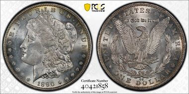 1890-CC $1 MS63