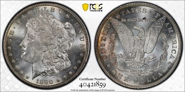 1890-CC $1 MS63