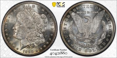 1890-CC $1 MS62