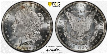1890-CC $1 MS63