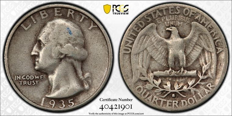 Cert 40421901 - Coin Image