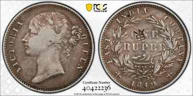 1840(C or B) Rupee SW-3.33 N1