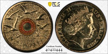 2015 $2 Remembrance Day Colorized In Flanders Fields MS65