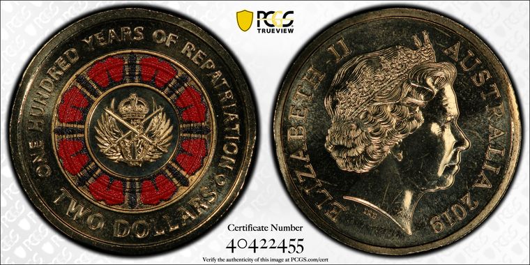 Cert 40422455 - Coin Image