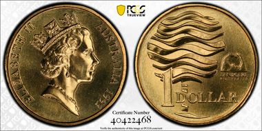 1993 $1 Landcare MS68