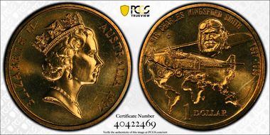 1997-C $1 Kingsford Smith MS68