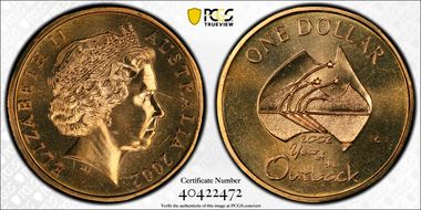 2002-C $1 Year of the Outback MS67