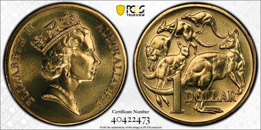 1995 $1 MS69