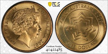 2007 $1 APEC MS67