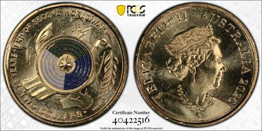 2020 $2 75th Ann End of WWII Colorized MS65