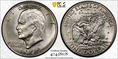 1972 $1 Type 3 MS65