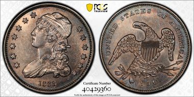 1831 25C Small Letters AU58