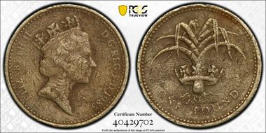 1985 £1 S-J3 Welsh Design VF30