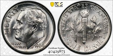 1964 10C MS65