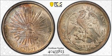 1901-Zs FZ Peso KM-409.3 MS63