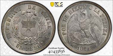 1876-So Peso MS63