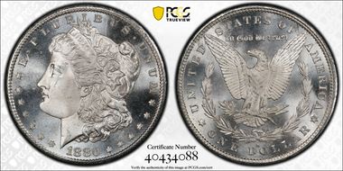 1880-S $1 MS67+