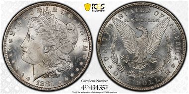 1881-O $1 MS63
