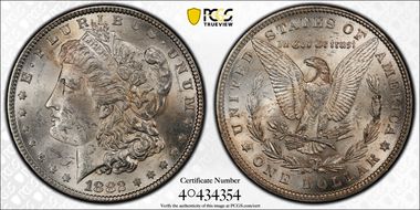 1882 $1 MS62