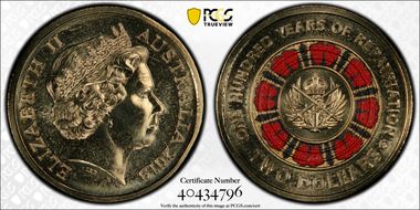 2019-C $2 100 Years of Repatriation Colorized MS66
