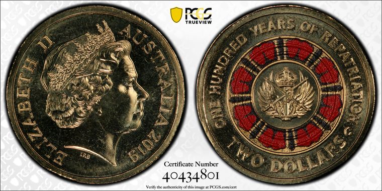 Cert 40434801 - Coin Image