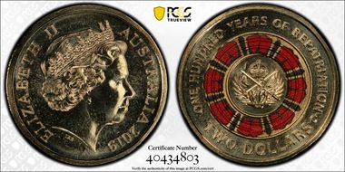 2019-C $2 100 Years of Repatriation Colorized MS67