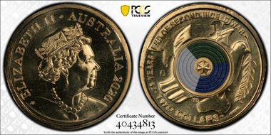 2020-C $2 75th Ann End of WWII Colorized MS67