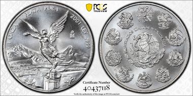 2001-Mo Onza Libertad Ag MS67