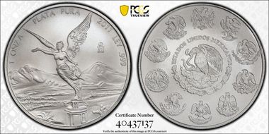 2011-Mo Onza Libertad Ag MS69