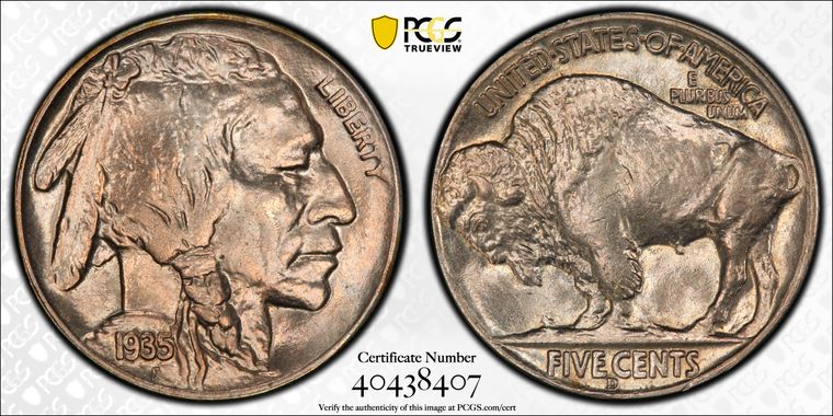 Cert 40438407 - Coin Image