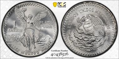 1982-Mo Onza Libertad Ag - DDO MS67