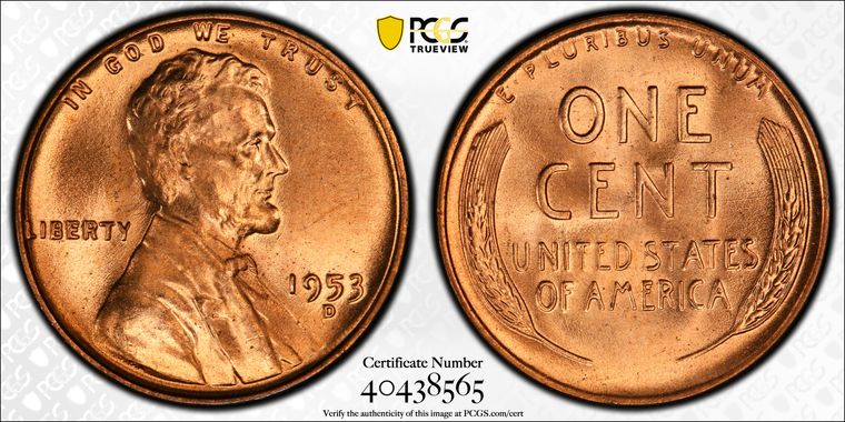 Cert 40438565 - Coin Image