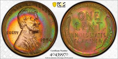 1954 1C MS64RB