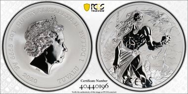 2020-P $1 Zeus MS70