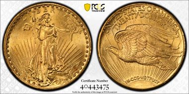 1927 $20 MS64