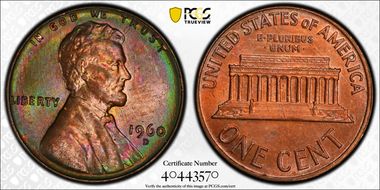 1960-D 1C Small Date MS63BN