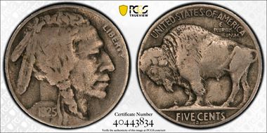 1925-S 5C 2 Feathers FS-401 F15