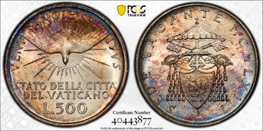 1963 500 L Sede Vacante MS67