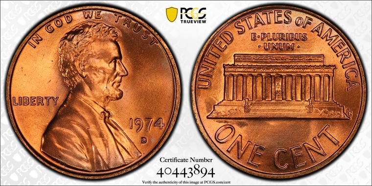 Cert 40443894 - Coin Image