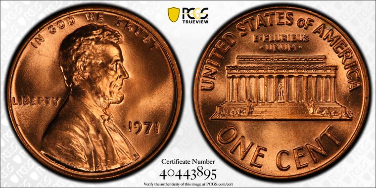 Cert 40443895 - Coin Image