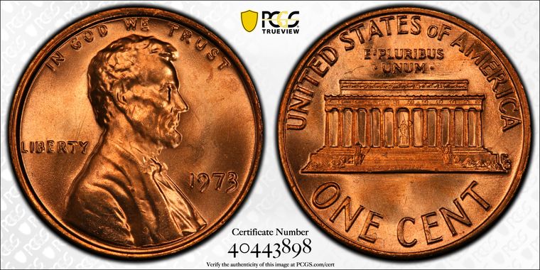 Cert 40443898 - Coin Image